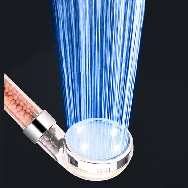 LED Portable Mineral Showerhead